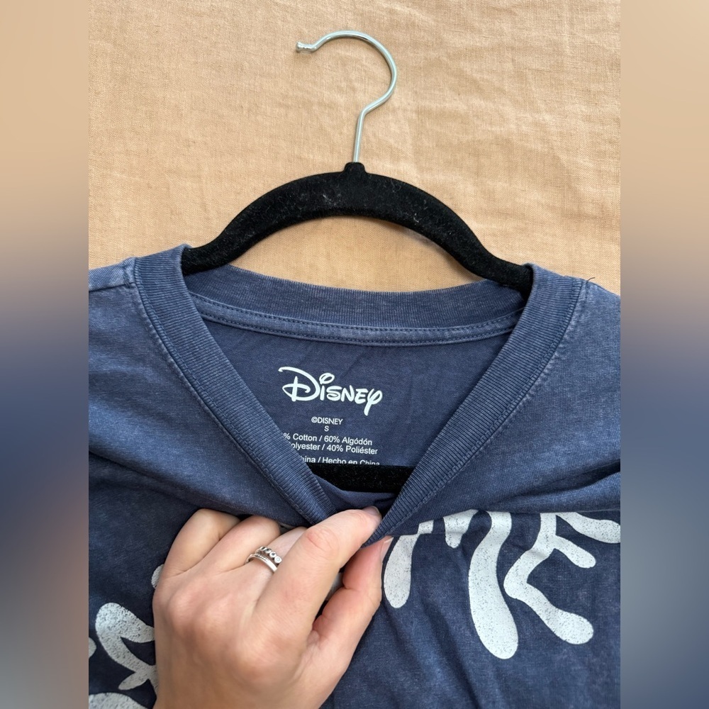 Disney Take Me to Wonderland Alice Graphic T-Shirt in navy - Picture 3 of 7